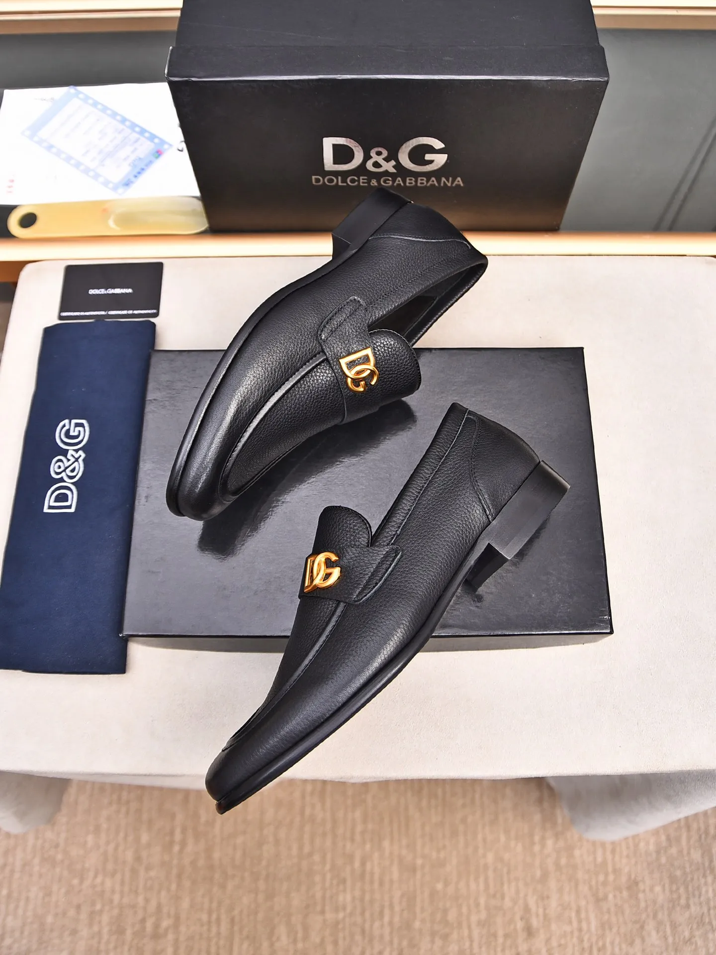 👍👍Men's shoes💰480 **Boutique recommendation**DG**The latest business formal leather shoes, official website synchronization, top version on the market, purely handmade. Fabric: imported calfskin with water-dyed cow lining 38, 39, 40, 41, 42, 43, 44 (customized at 45